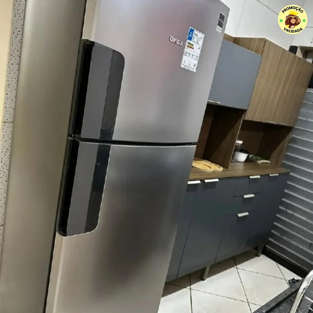 GELADEIRA GRANDE PRA CABER TUDO EM CASA
