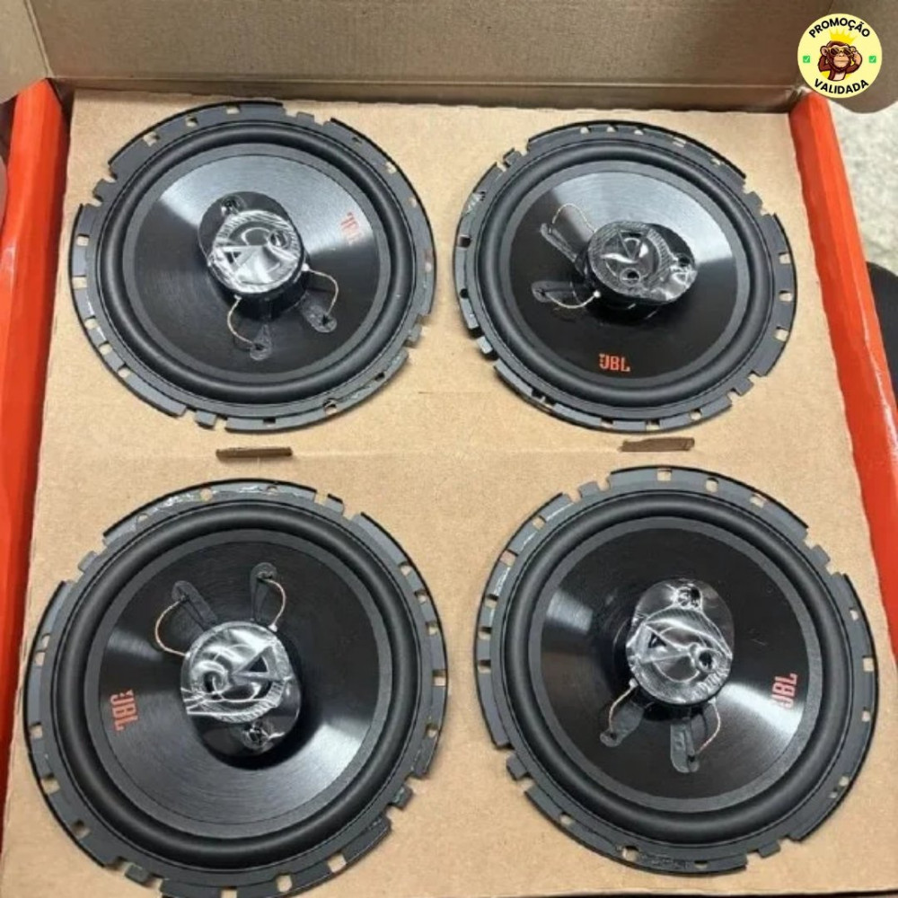 Kit Facil Jbl 4 Alto Falantes 6 6trfx55 Flex 4 220w Triaxial Cor Preto