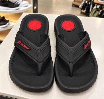 Chinelo Rider Trace Masculino 39/40 Cinza/Preto