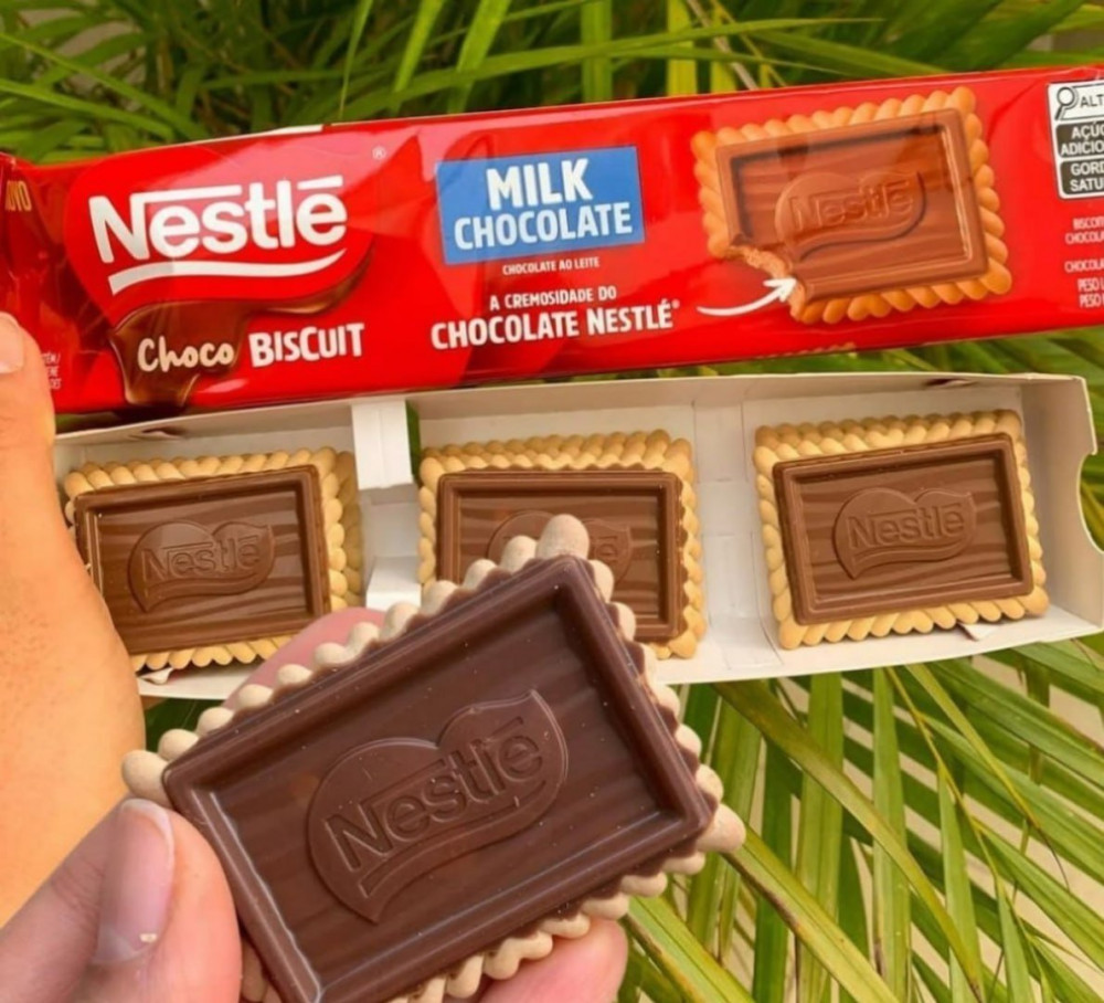 Biscoito Chocobiscuit NESTLÉ Ao Leite 78g