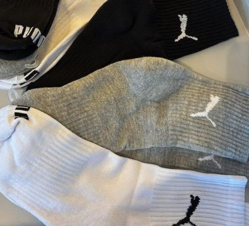🧦  Kit 6 Pares Meias Puma Cano Médio Alto