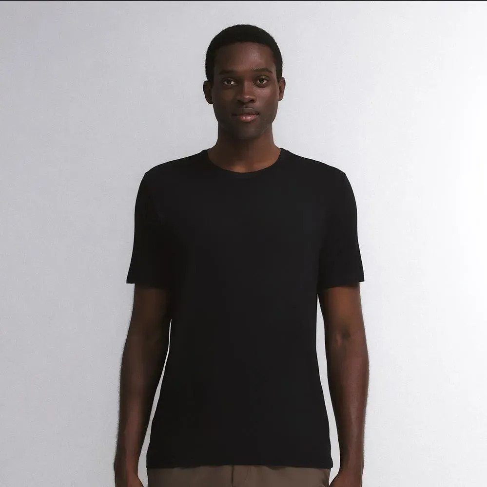 Camiseta Masculina Insider Light Preta Gola U