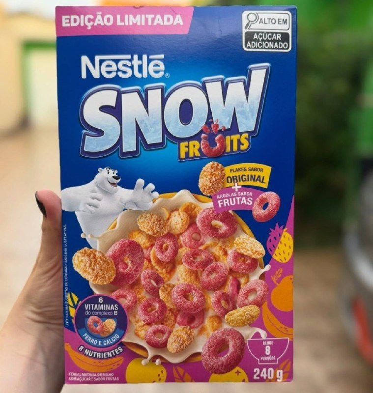 Cereal Matinal Snow Fruits 240g