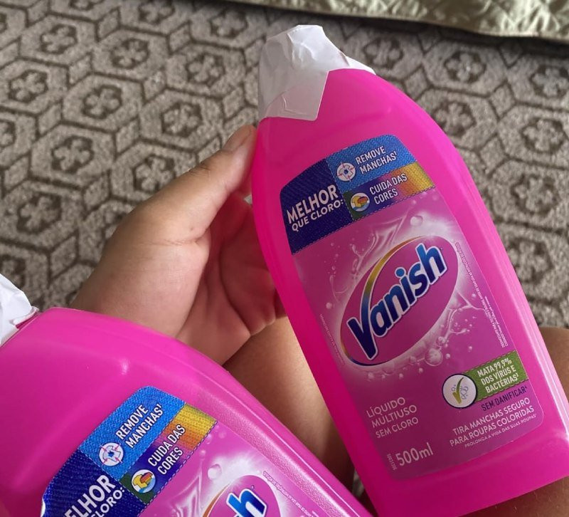 Tira Manchas Líquido Vanish Oxi Action Pink 500ml