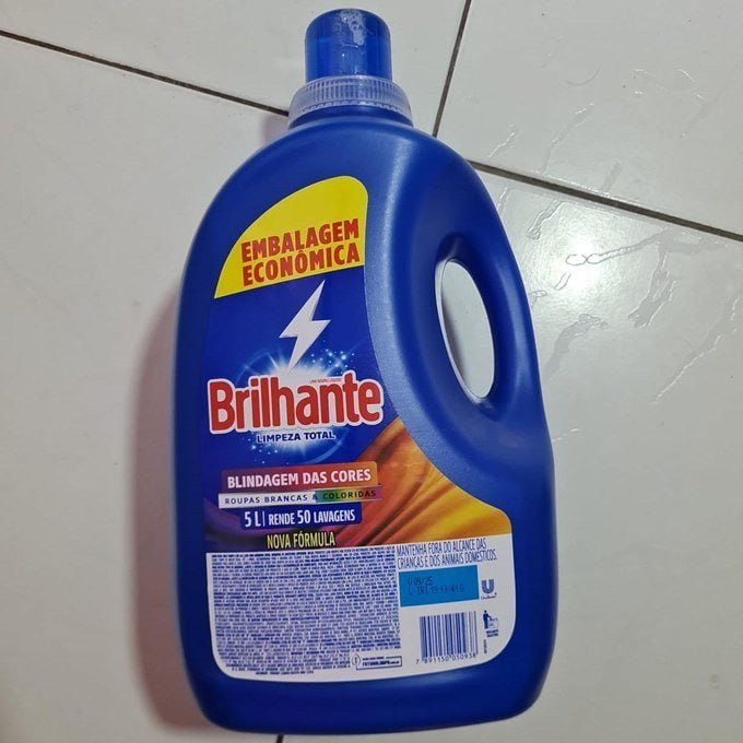 Sabão Liquido Brilhante Limpeza Total 5L