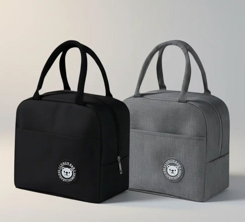Kit 2 Bolsa Marmita Térmica Lancheira