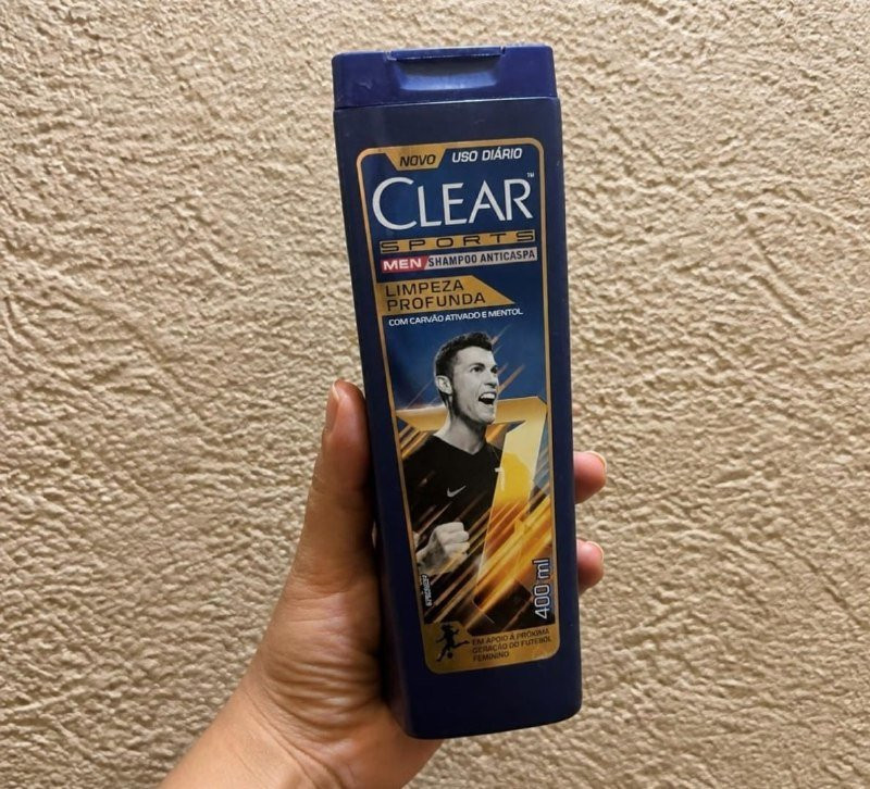 Clear Sports Men Shampoo Anticaspa Limpeza Profunda 400ml
