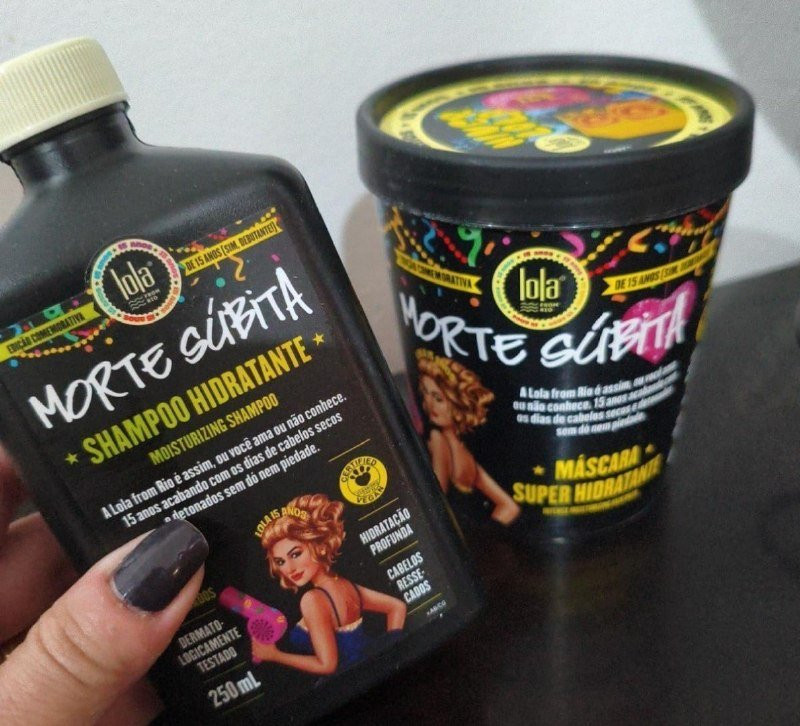 Kit Morte Súbita - Shampoo 250ml e Máscara 450g Lola From Rio
