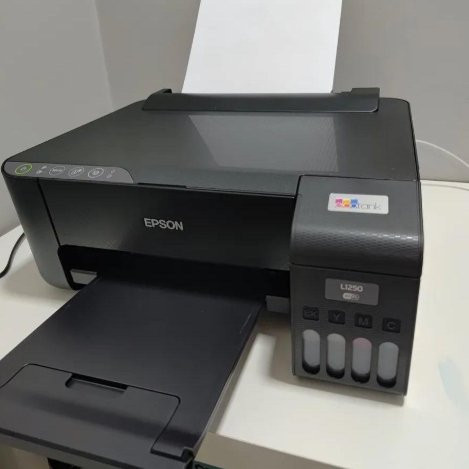 Impressora Epson Ecotank L1250 Wi-Fi USB Preto
