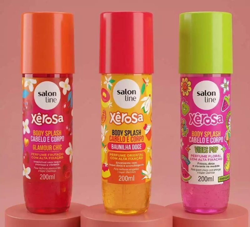 Kit Xerosa com 3 Body Splash 200ml