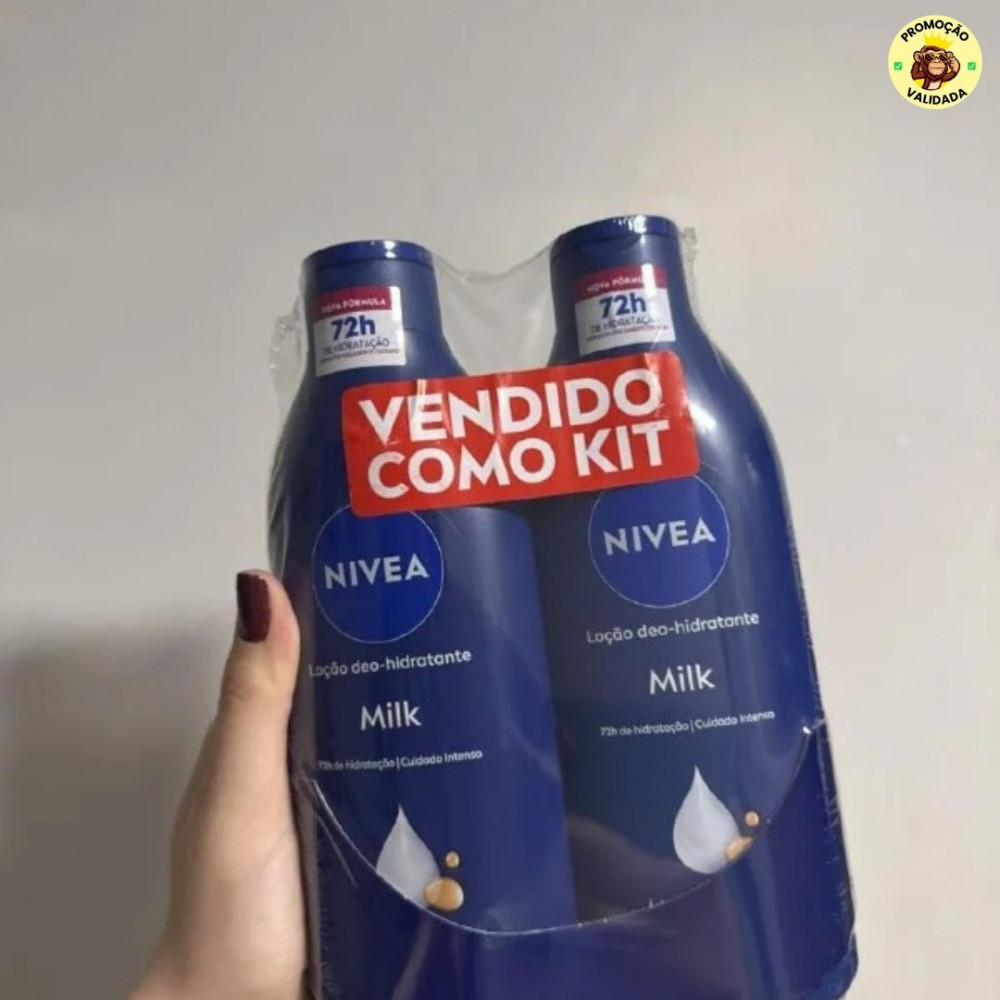 NIVEA Kit Loção Hidratante Milk