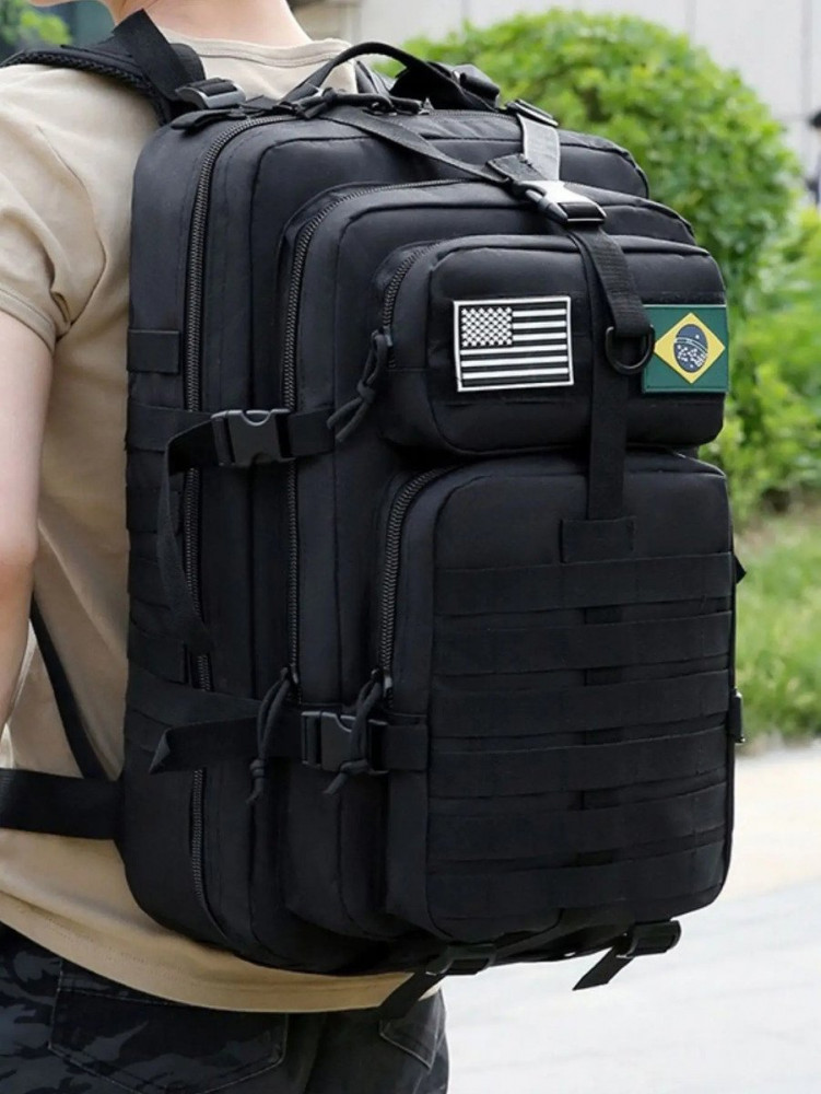Mochila Tática Impermeável Grande 50 Litros