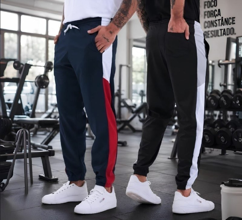 👖 Kit com 2 Calças Moletom Academia