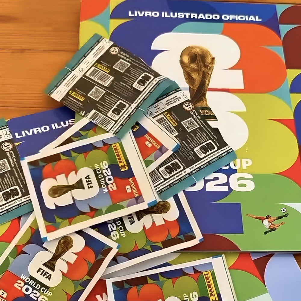 Kit Álbum Brochura + 12 Envelopes Figurinhas