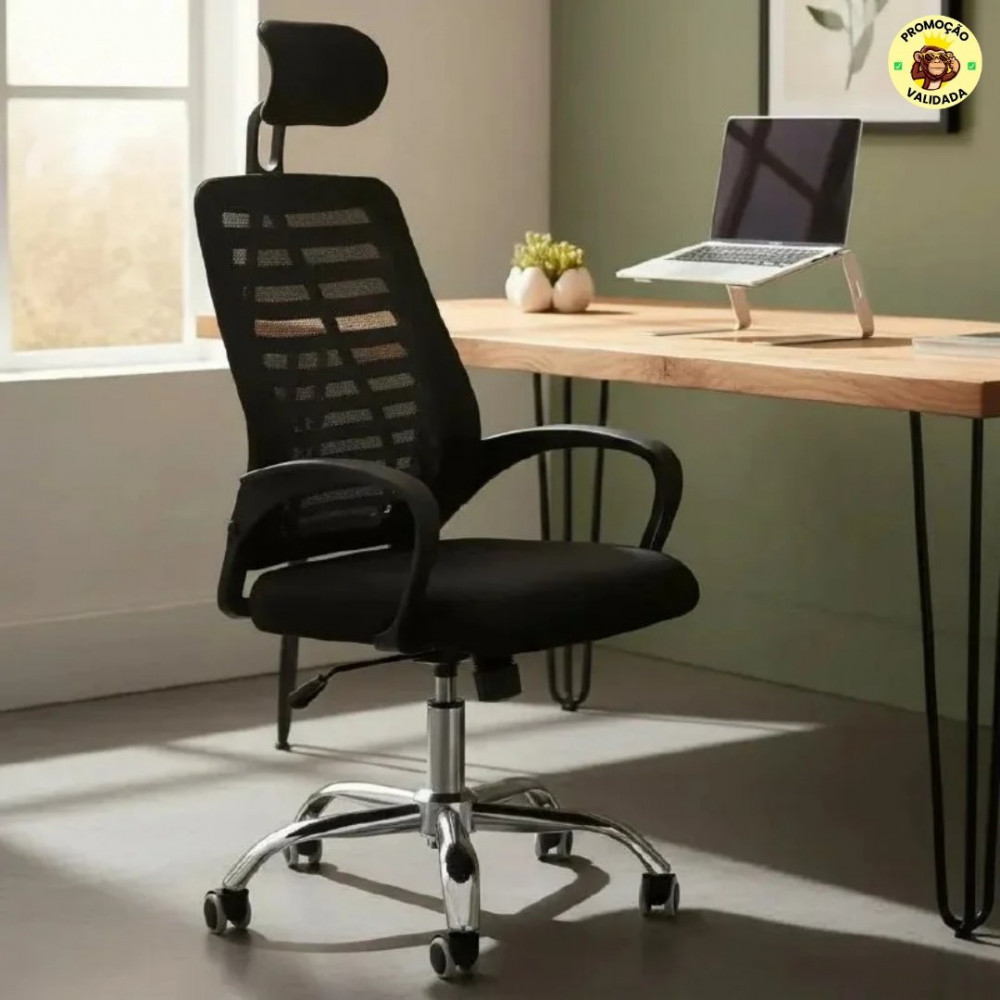 Cadeira Executiva Eike Mesh Zebra