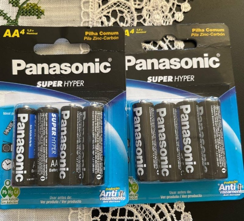 Pilha Comum AA Panasonic - 4 unidades