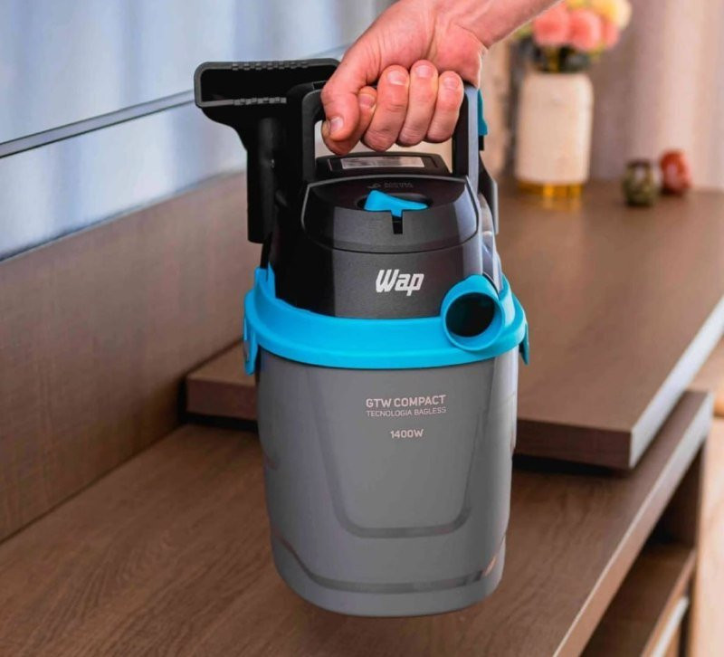 Aspirador de Pó e Líquido Portátil WAP GTW Compact 1400w 5,5L 220V