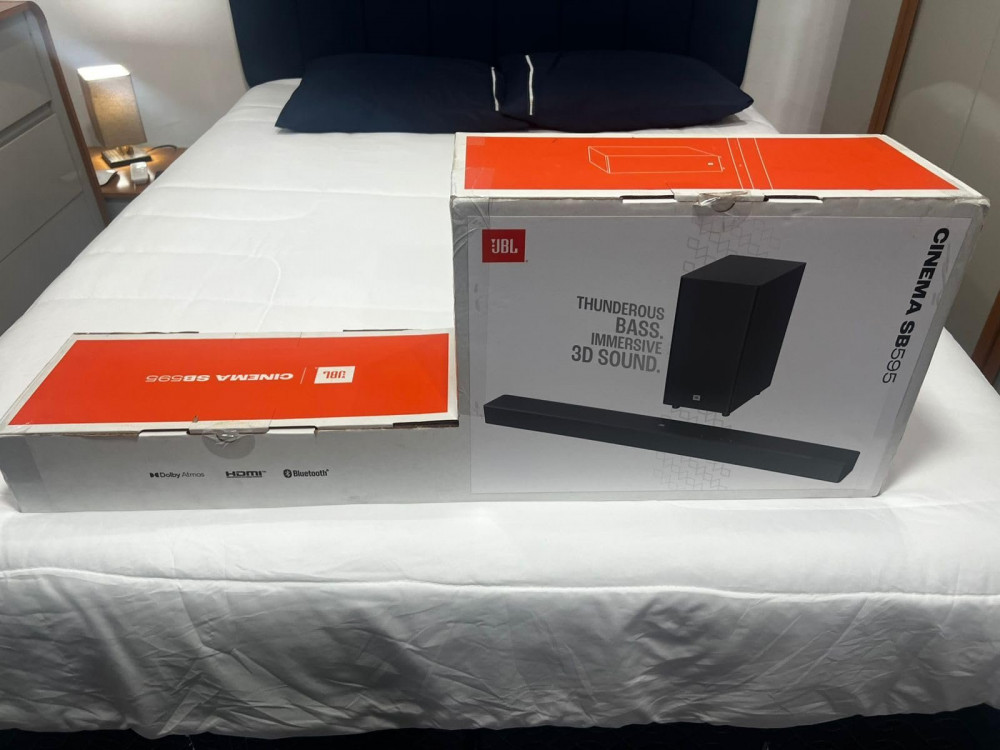 JBL Soundbar Cinema SB595 3.1.2 Canais