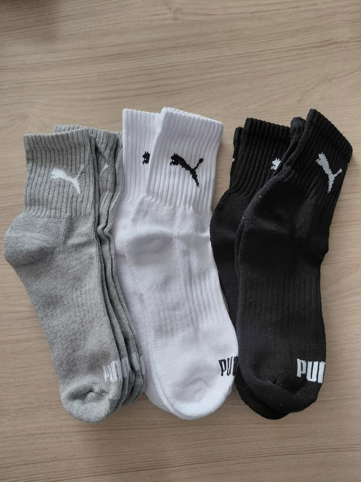 Kit 6 Pares Meias Puma Cano Alto Atoalhadas
