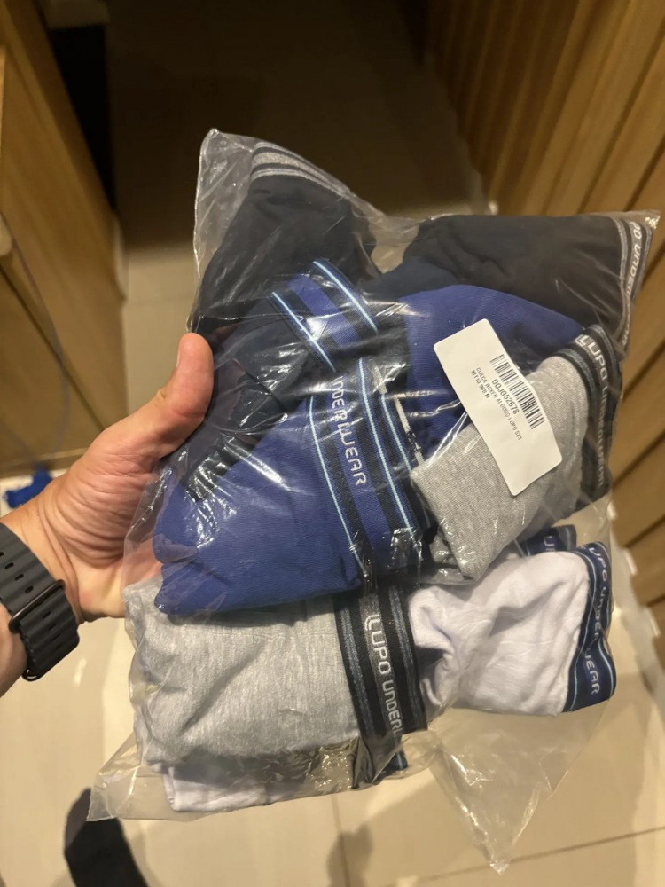 Kit 10 Cuecas Boxer Lupo Algodão Confortável