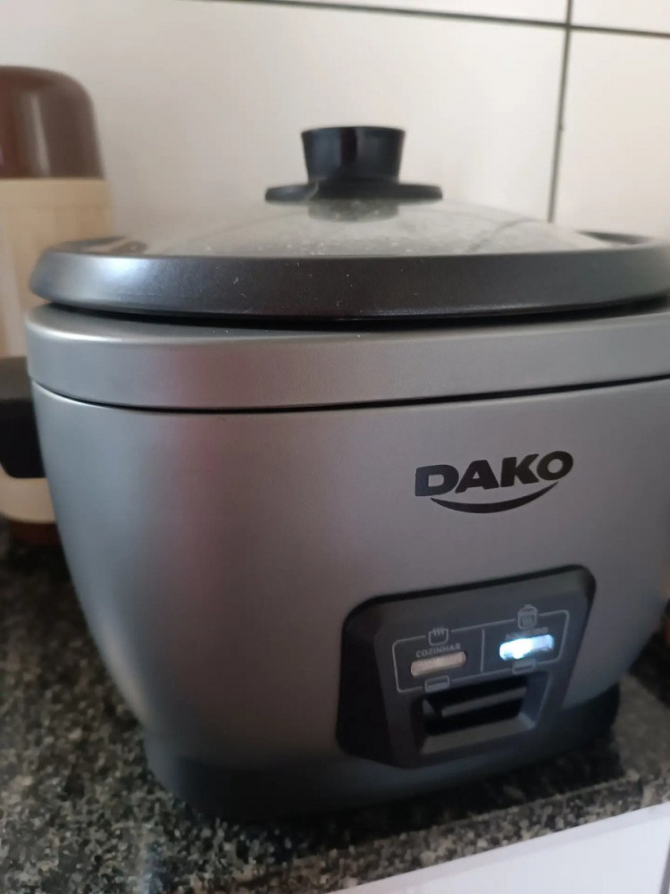 Panela de Arroz Elétrica Dako 700W 4L Cinza