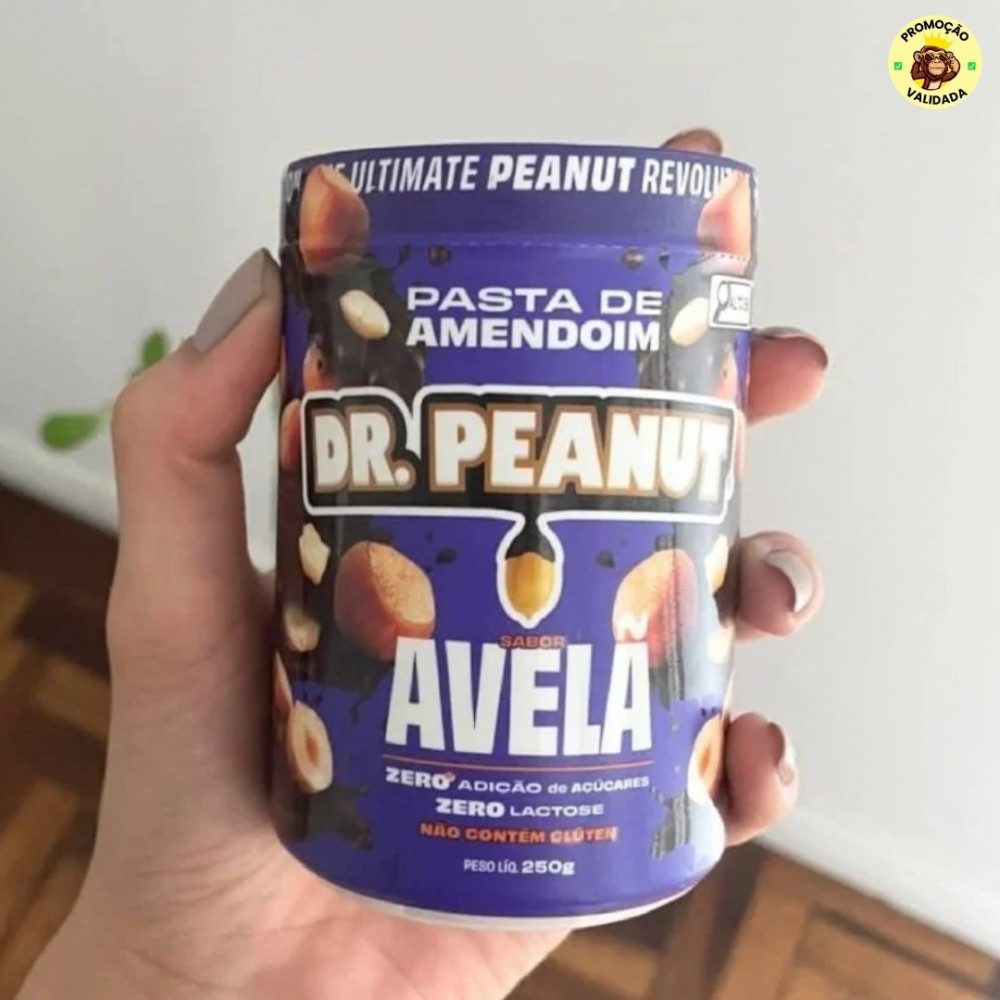 Dr. Peanut Pasta De Amendoim Avelã 250g - Com Whey Protein