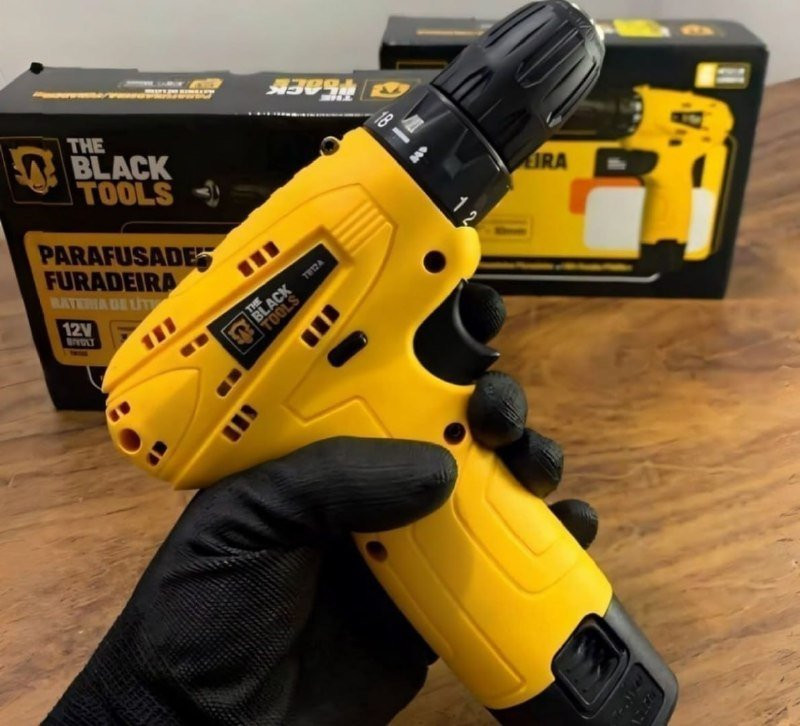 Parafusadeira Furadeira The Black Tools