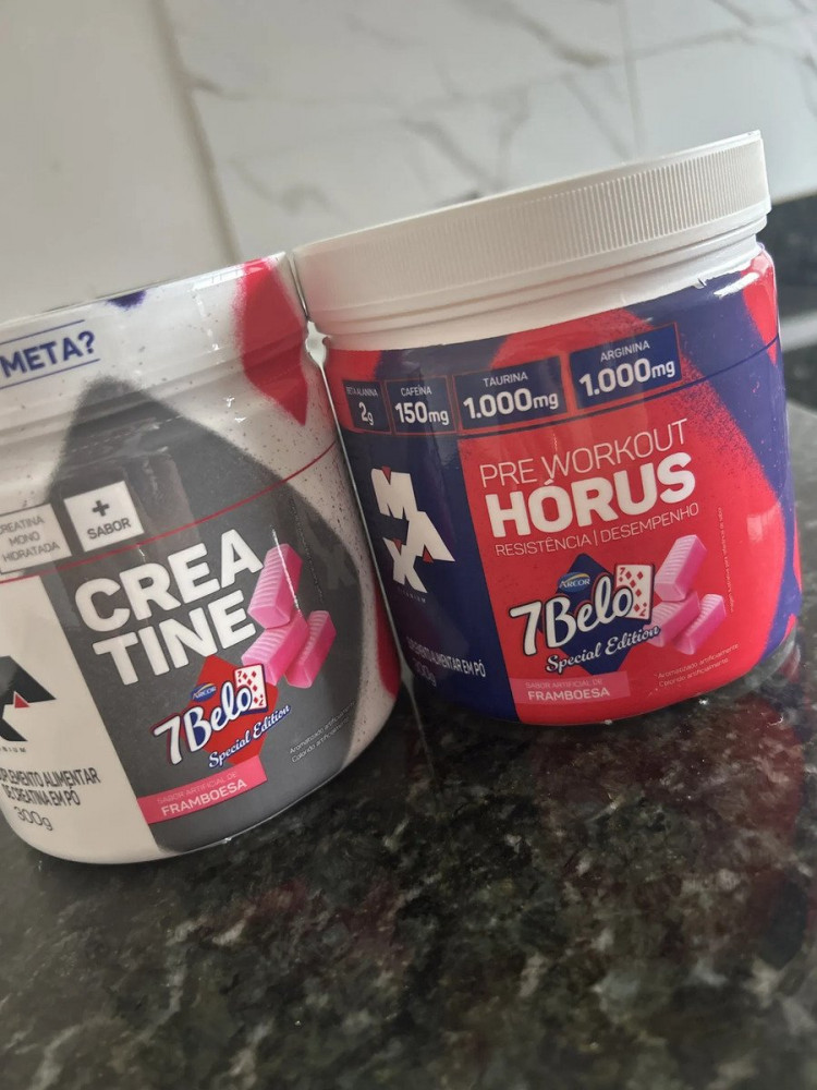 Pré-Treino Hórus 7 Belo + Creatina 7 Belo