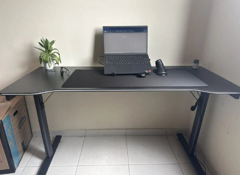 Mesa Gamer Tgt Barrier Preto