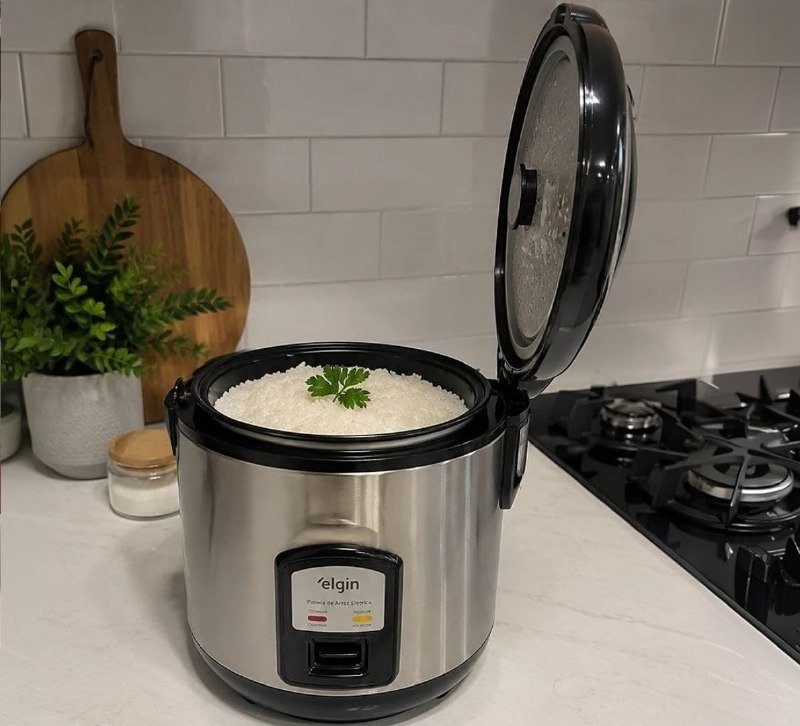 Panela de Arroz Elétrica Elgin 5 Xícaras 1 Litro 400W 110V