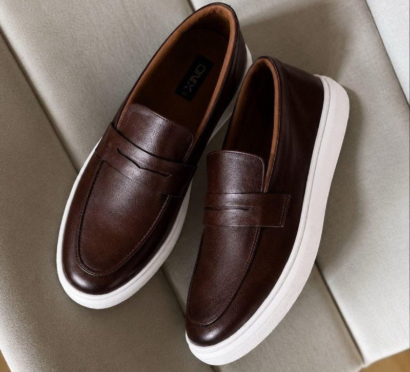 Sapato Loafer Mocassim Couro (2 Cores)