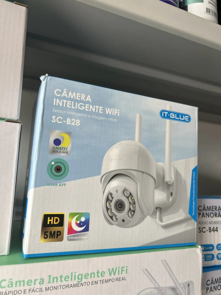 Kit 2 Câmeras iCSee A8 PTZ Wi-Fi VisãoNoturna