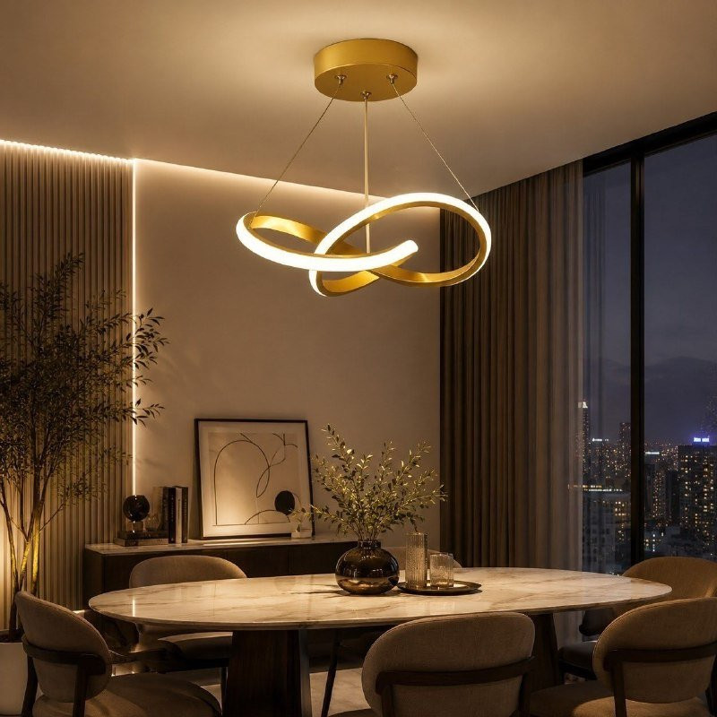 LUMINÁRIA DE CASA CHIQUELustre Pendente Moderno Led