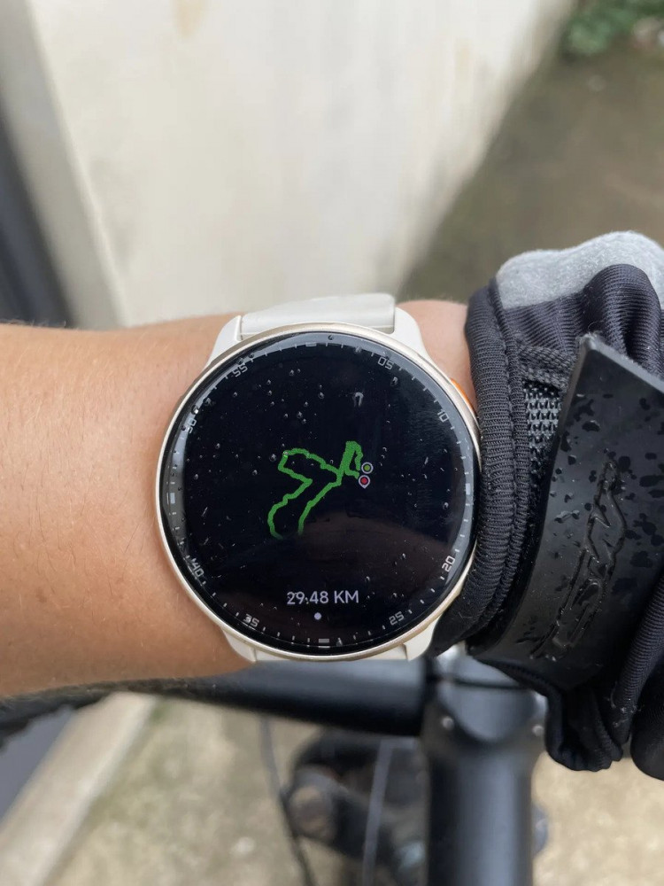 Relógio Inteligente AMOLED GPS 3ATM Preto