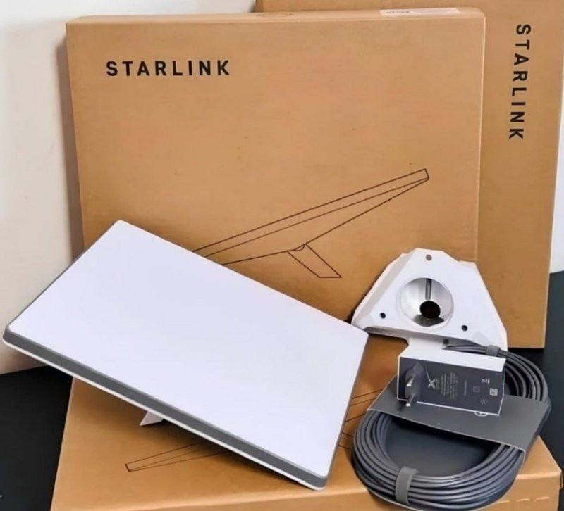 Antena de Internet via Satélite Kit Starlink Mini