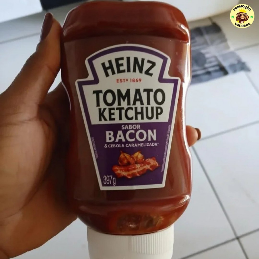 Heinz Ketchup Bacon & Cebola Caramelizada