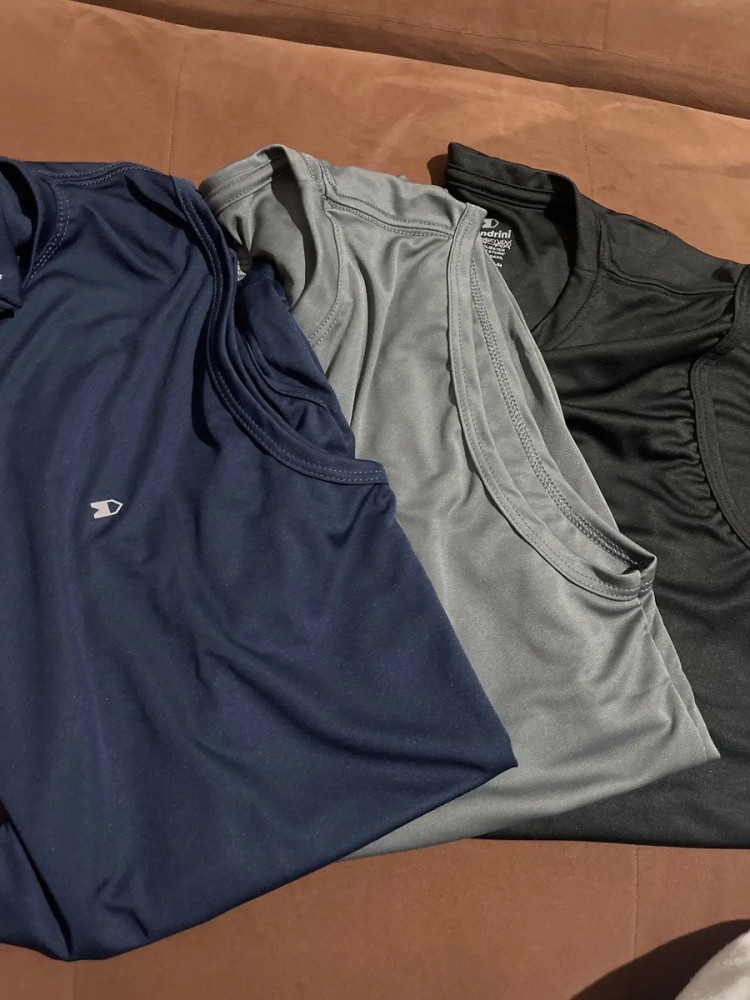 Kit 3 Regata Dry-fit Masculina Sandrini