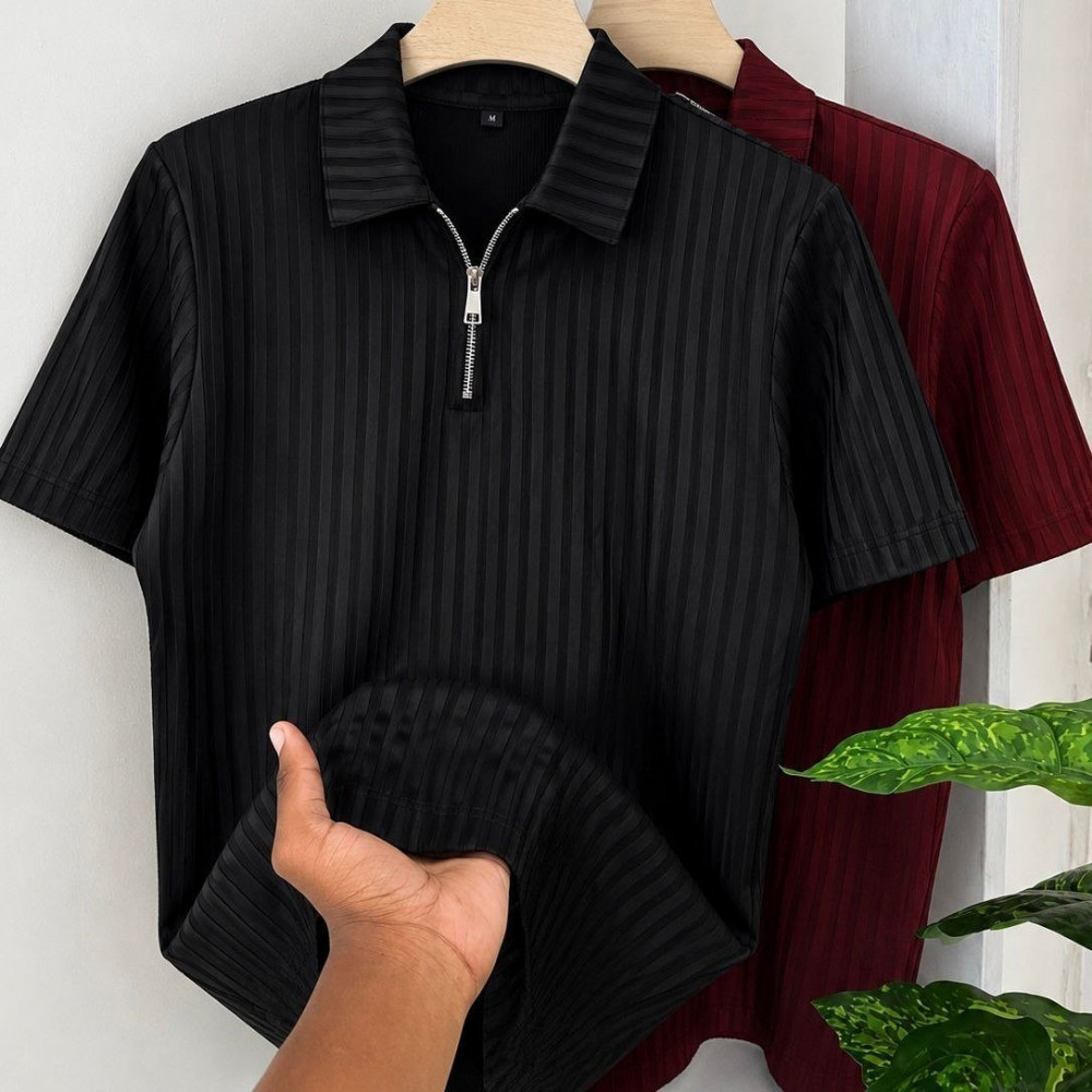 Kit 2 Camiseta Polo Masculina Manga Curta