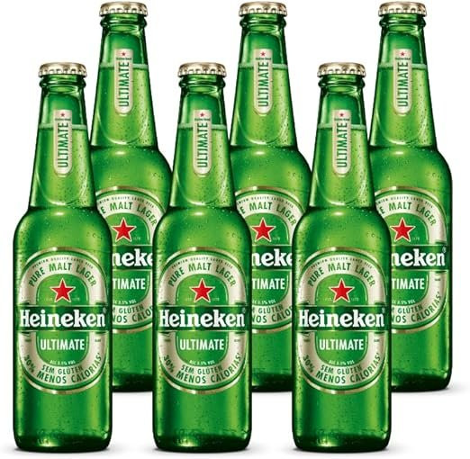 Heineken Cerveja Lager Puro Malte Pack 6 Unidades