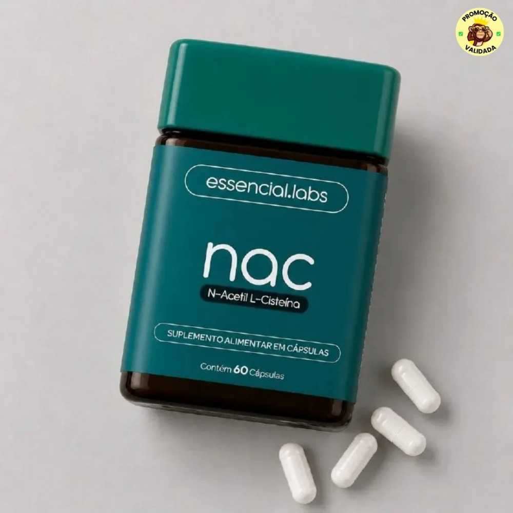 NAC 600mg - Fórmula Exclusiva com Máxima Concentração e Pureza