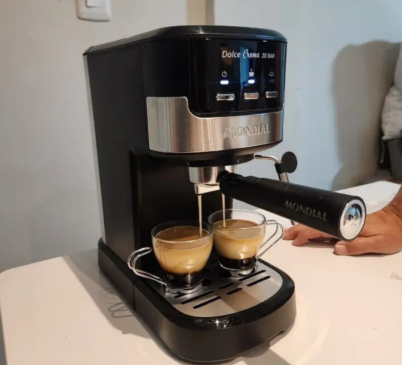 Cafeteira Espresso Dolce Crema 20 Bar, 1200W, MONDIAL