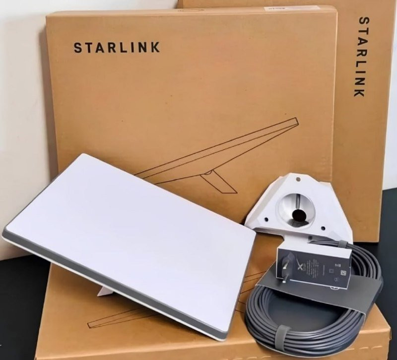 Antena de Internet via Satélite Kit Starlink Mini