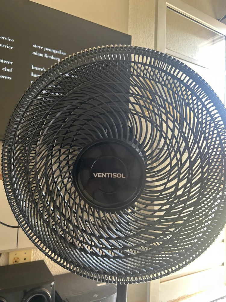 Ventilador de Coluna Turbo 6 Pás 40 cm Preto
