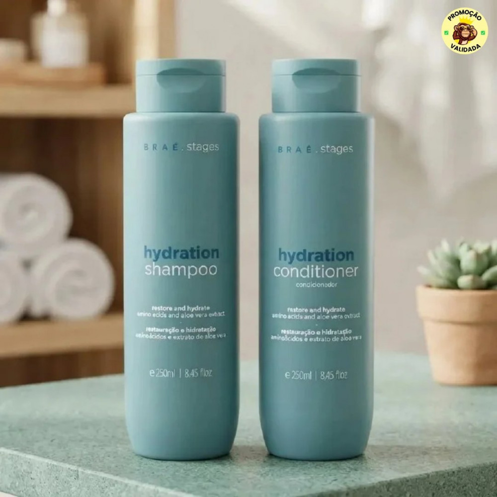 Kit Hidratação Braé Stages Shampoo + Condicionador