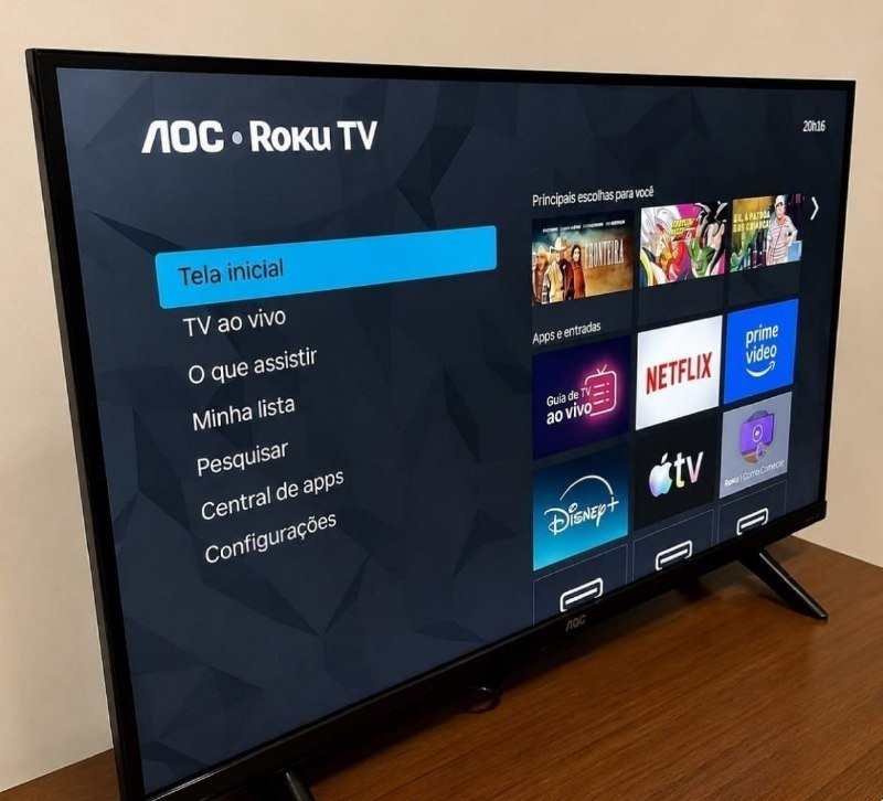 📺 Smart TV AOC 32 DLED Wi-fi Roku TV