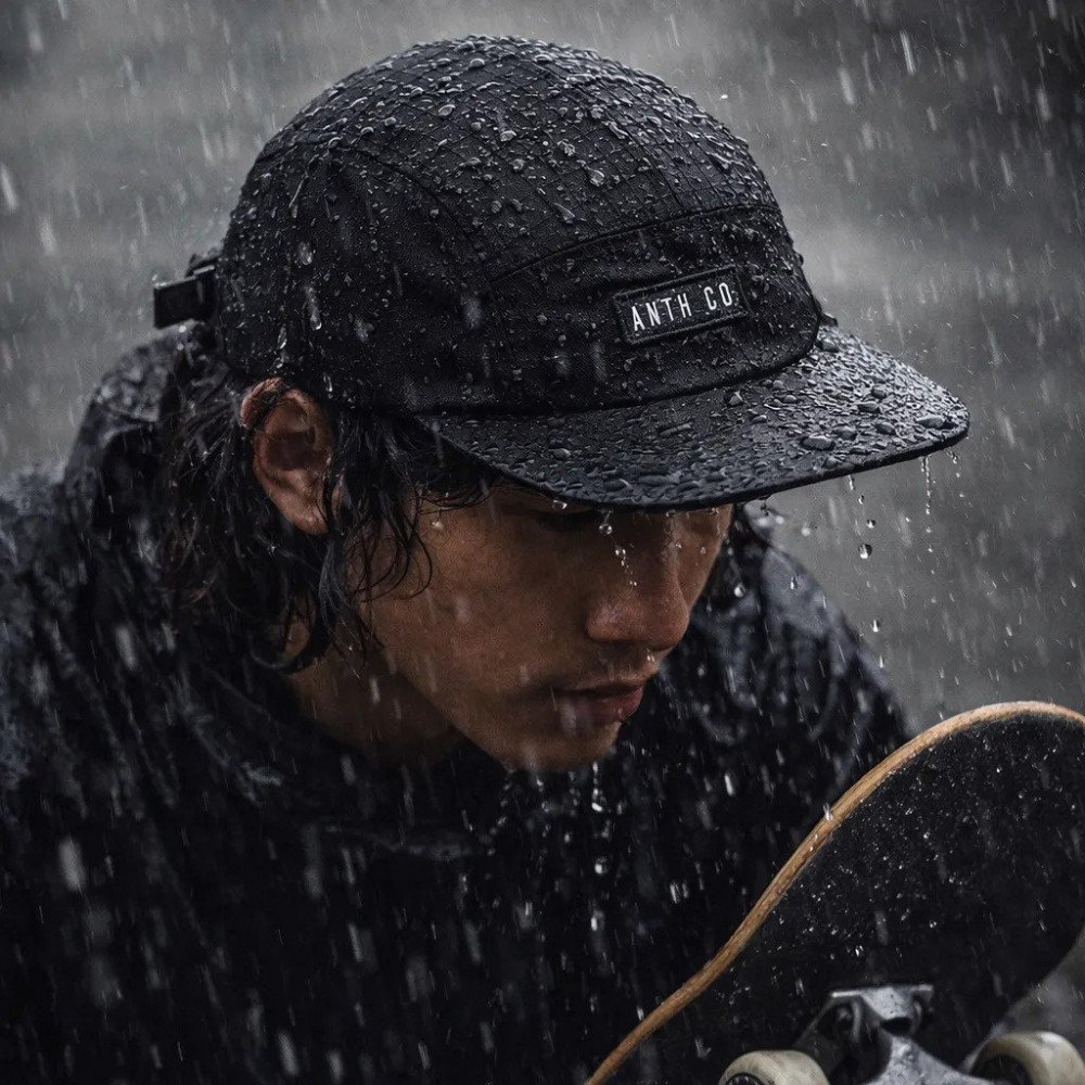 Boné Anth Co Aba Reta Five Panel Strapback