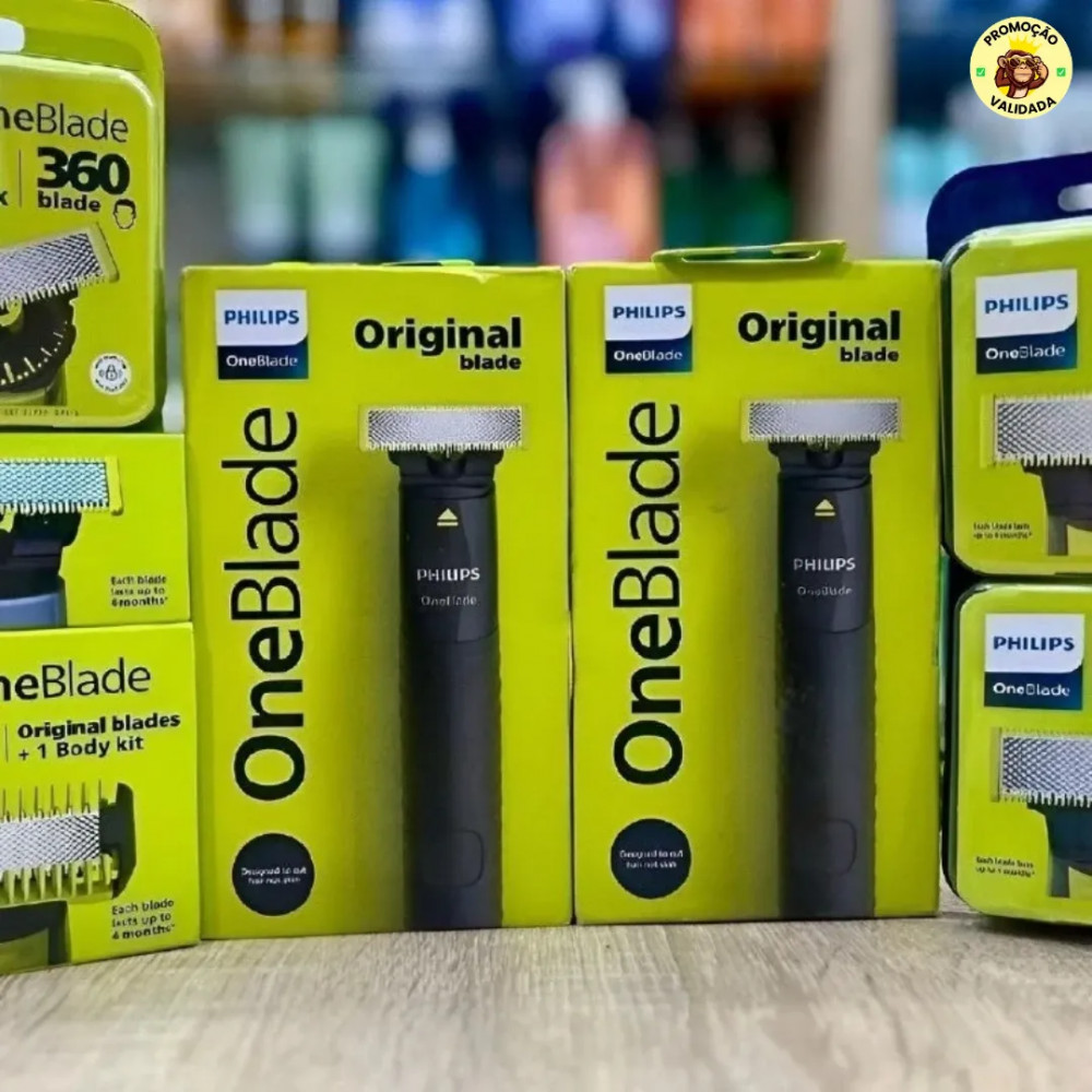 Aparador de Pelos Philips OneBlade Pente 5 em 1 5v