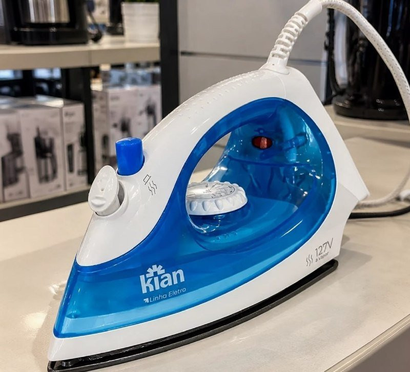 Ferro A Vapor 1300w Azul Kian