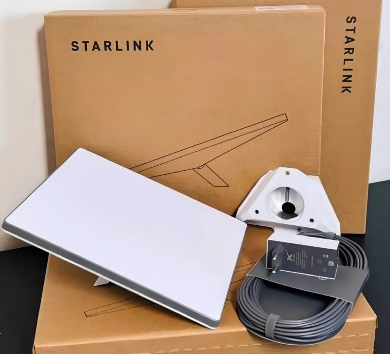Antena de Internet via Satélite Kit Starlink Mini