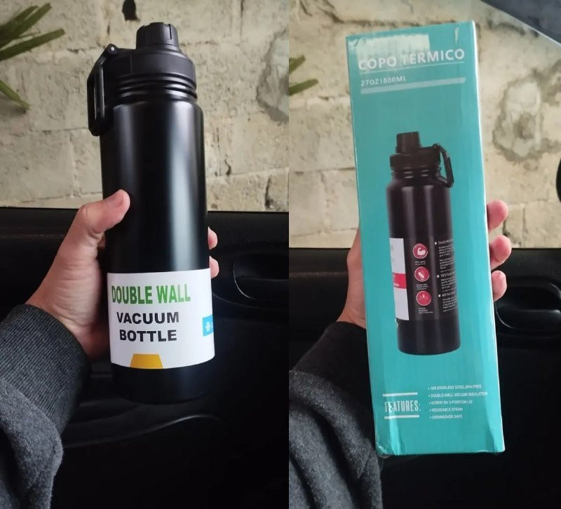 Garrafa De Água Termica 800ml